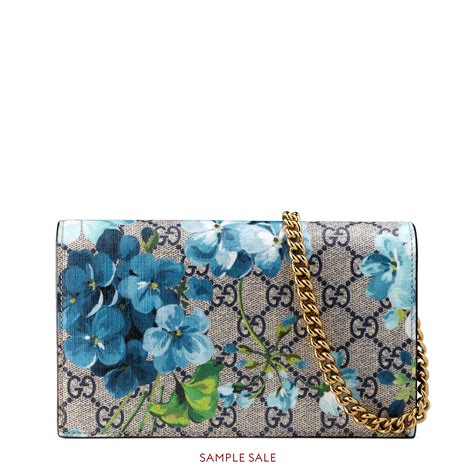 gucci blooms leather chain wallet|gucci wallet nordstrom.